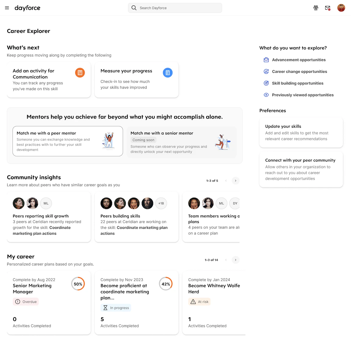 screenshot of ADAM HCM